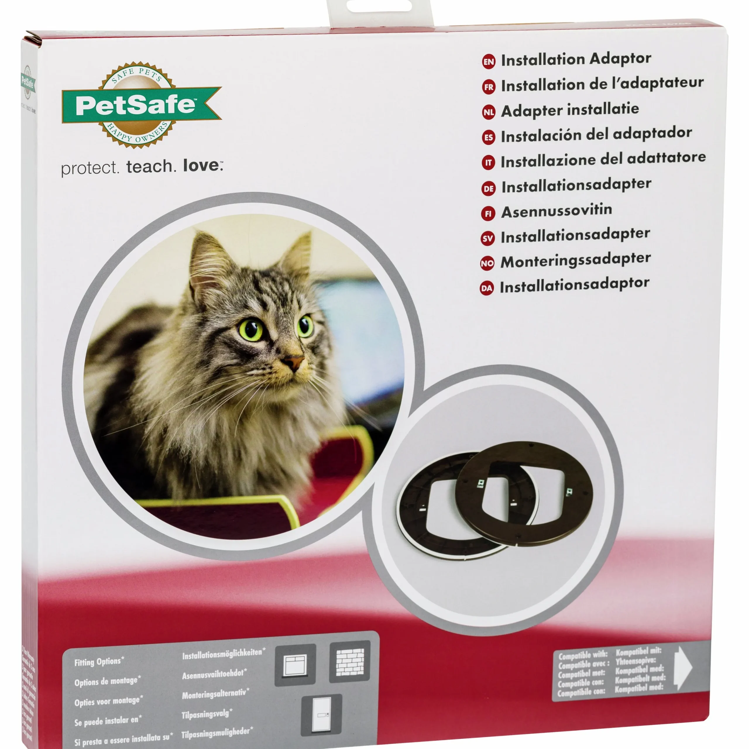 Installationsadapter för kattlucka Brun>Petsafe Outlet