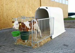 Kalvhydda CalfHouse Master Plus utan förgård 200x115cm><noscript><img width=
