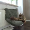 Kattbädd Elementsäng Shaggy Grå 45cm>Dogman Outlet