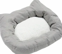 Kattbädd Dotty Feline Vit/Grå 56cm><noscript><img width=