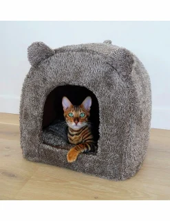 Kattbädd Teddy Grå 38cm>Rosewood New