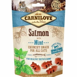 Kattgodis Crunchy Snack Salmon 50g>Carnilove