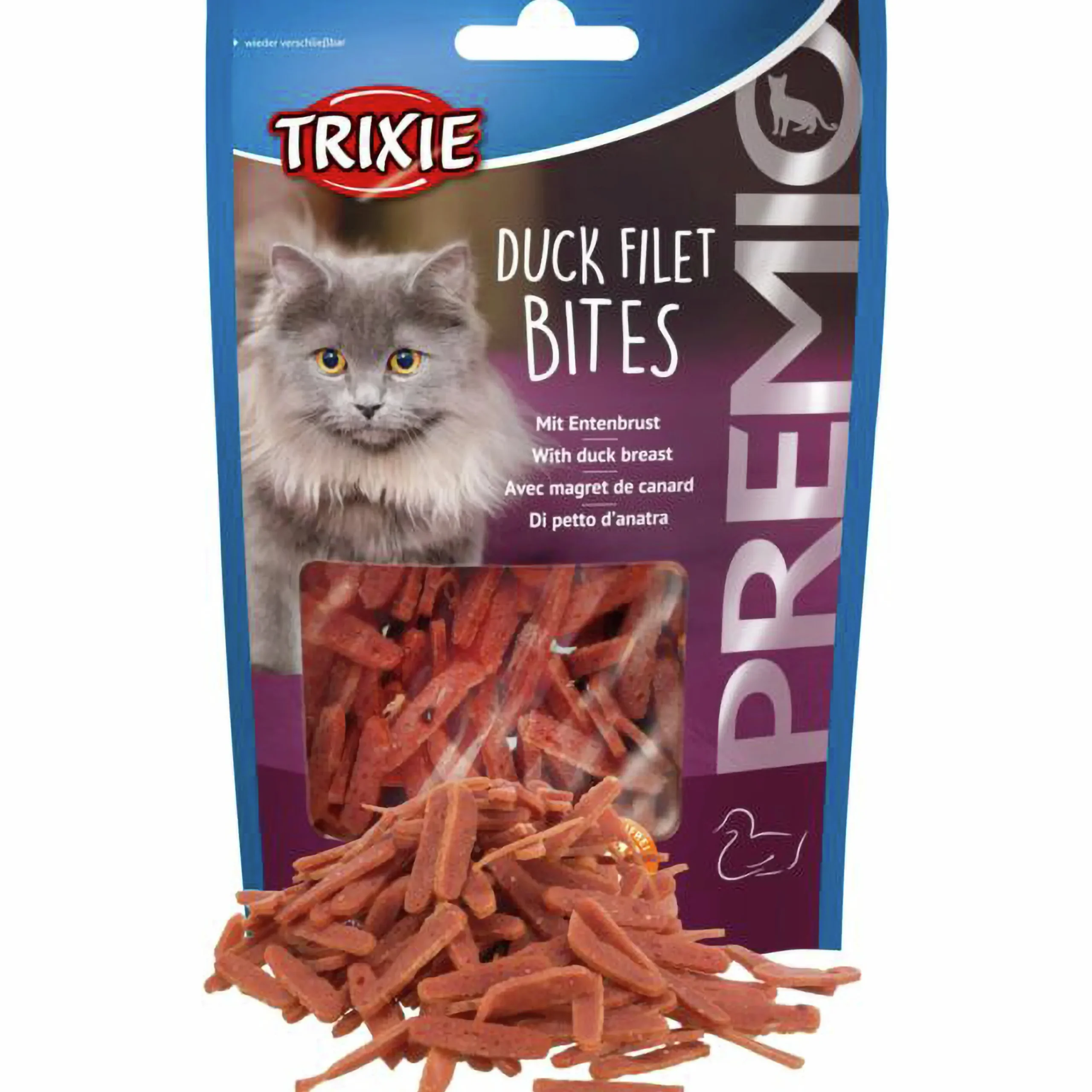 Kattgodis Premio Duck Filet Bites 50g>Trixie Outlet