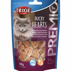 Kattgodis Premio Ducky Hearts 50g>Trixie