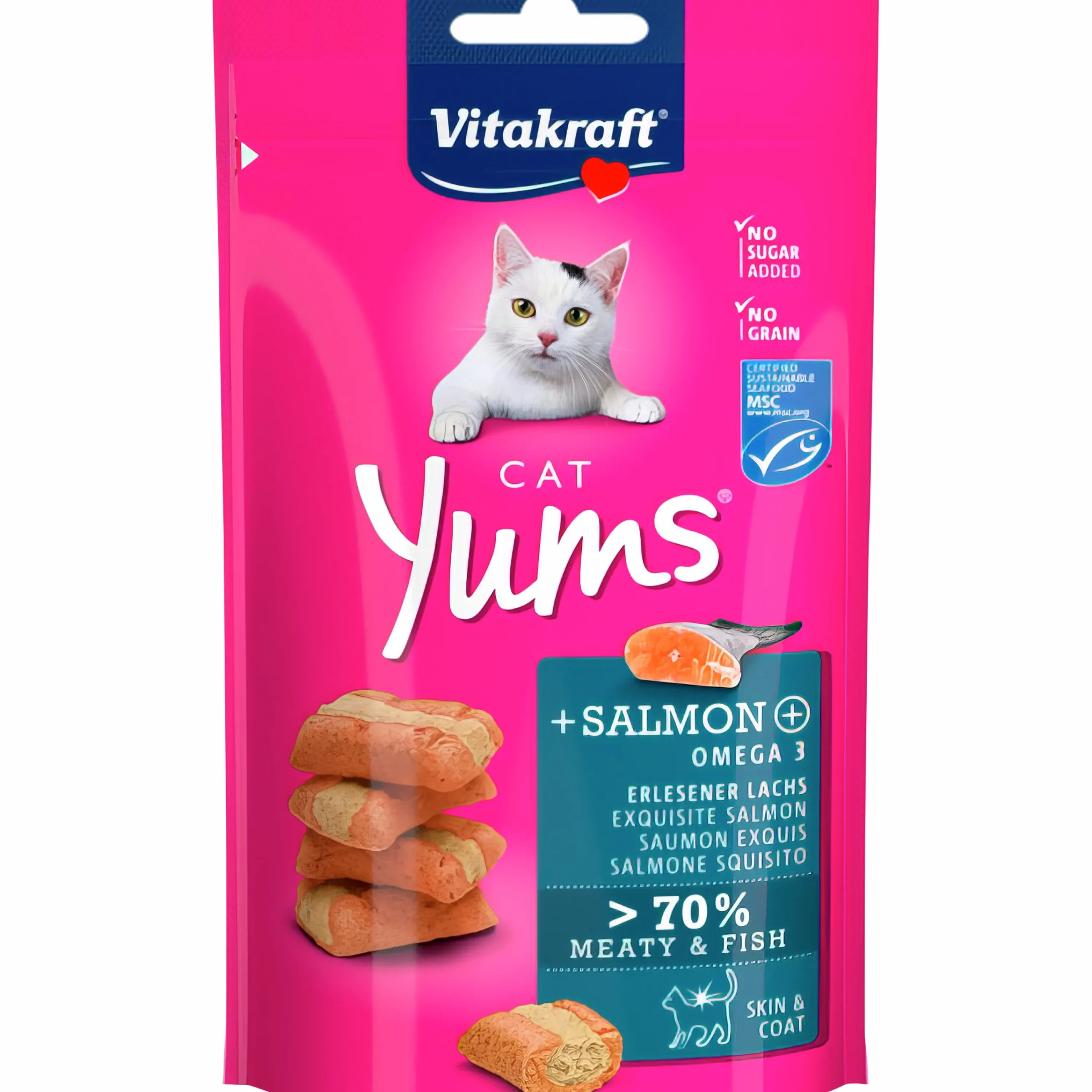 Kattgodis Cat Yums Lax 40g>Vitakraft Online