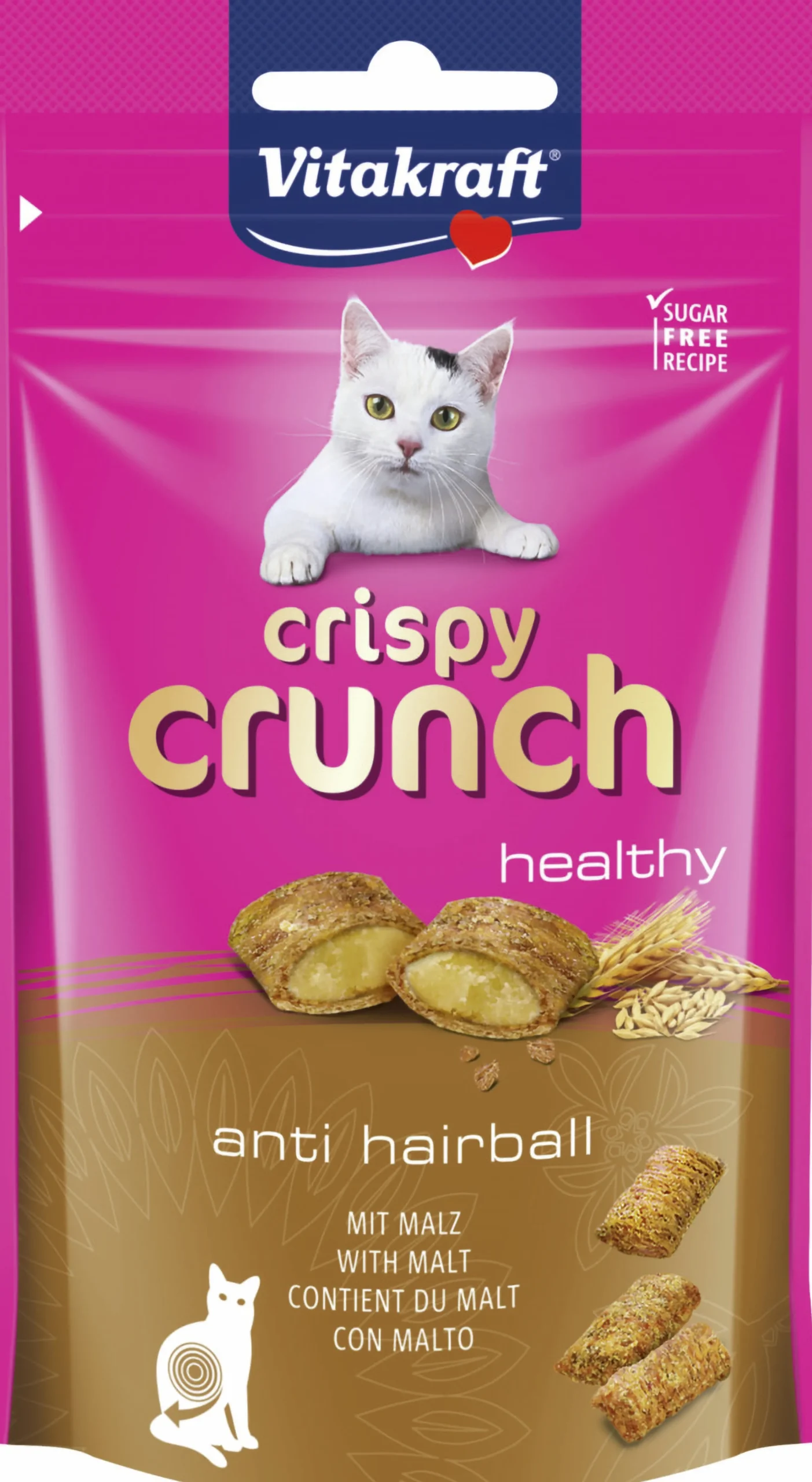 Kattgodis Crispy Crunch Malt 60g>Vitakraft Online