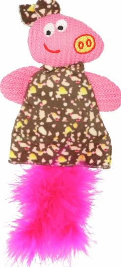 Kattleksak Gris Rosa 24cm>Dogman Hot