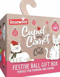 Kattleksak Jul Festive Ball Gift Box 8-p><noscript><img width=