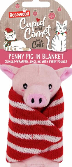 Kattleksak Jul Penny Pig-In-Blanket 23,5cm><noscript><img width=