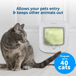 Kattlucka Cat Microchip Vit><noscript><img width=