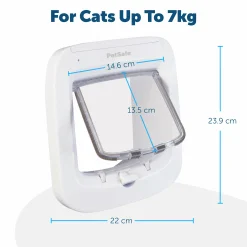 Kattlucka Cat Microchip Vit><noscript><img width=