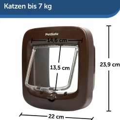 Kattlucka Microchip Brun><noscript><img width=