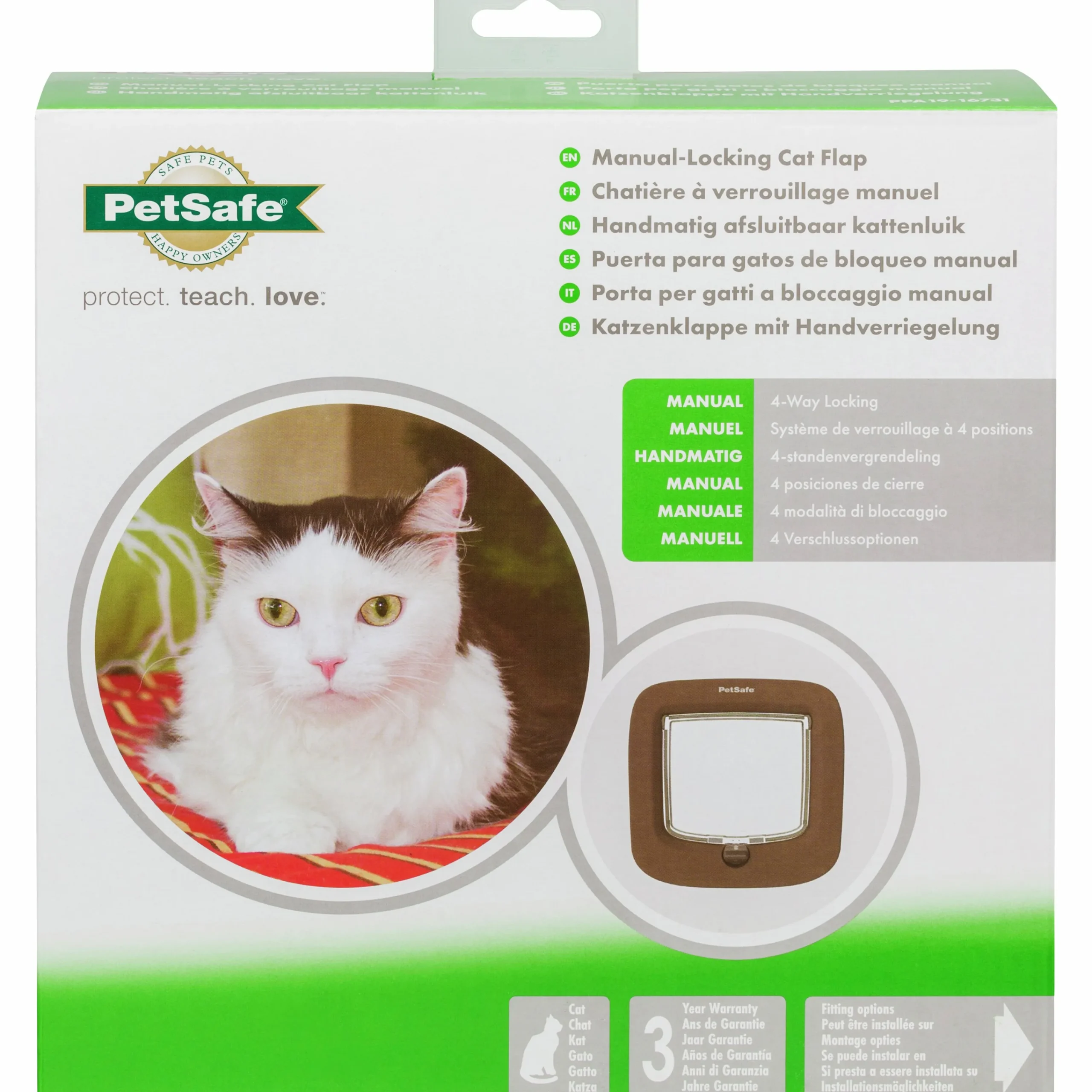 Kattlucka 919 4-vägs Brun>Petsafe New