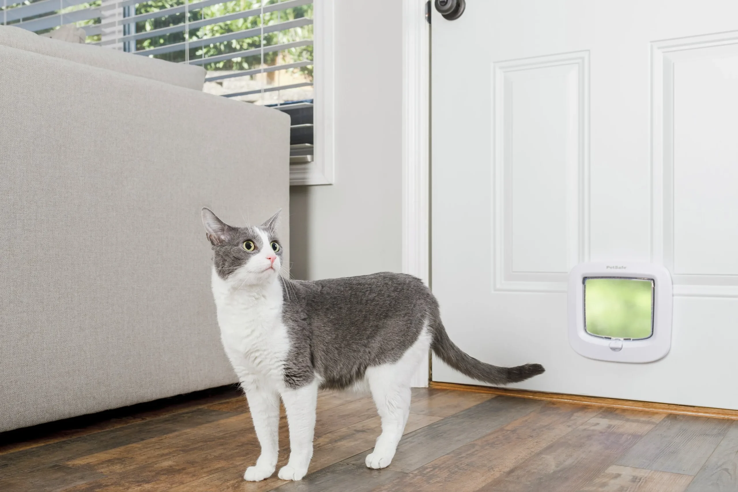 Kattlucka 919 4-väg Vit>Petsafe Hot