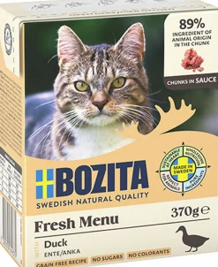 Kattmat Bitar i Sås Anka 370g>Bozita Sale
