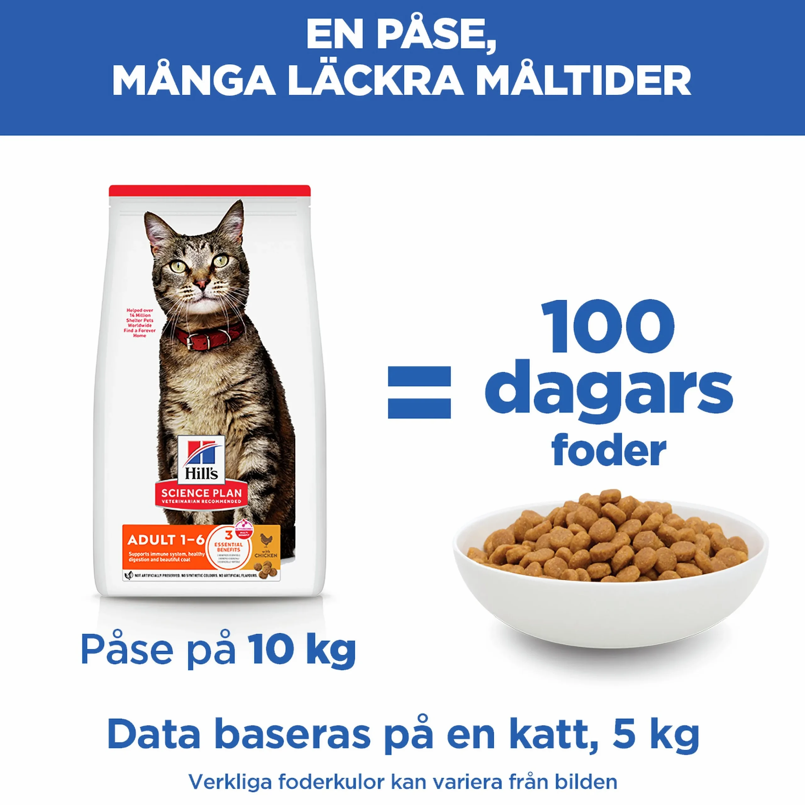 Kattmat Adult Chicken 1,5kg>Hills Science Plan New