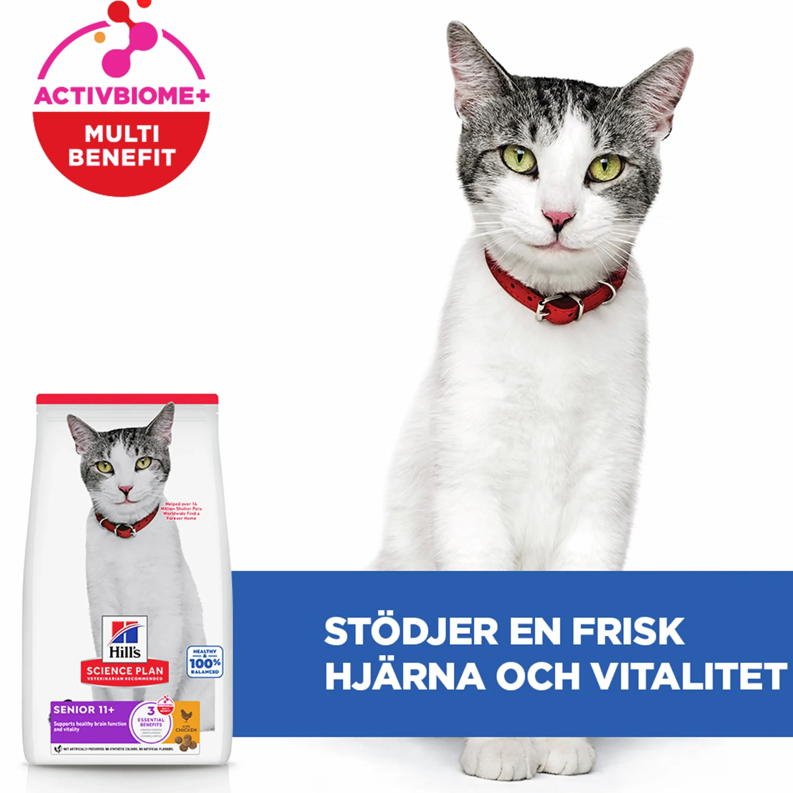Kattmat Senior Chicken 1,5kg>Hills Science Plan