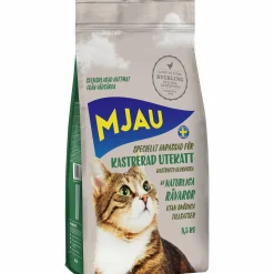 Kattmat Adult Kastrerad Utekatt Kyckling 8,5kg>Mjau Hot