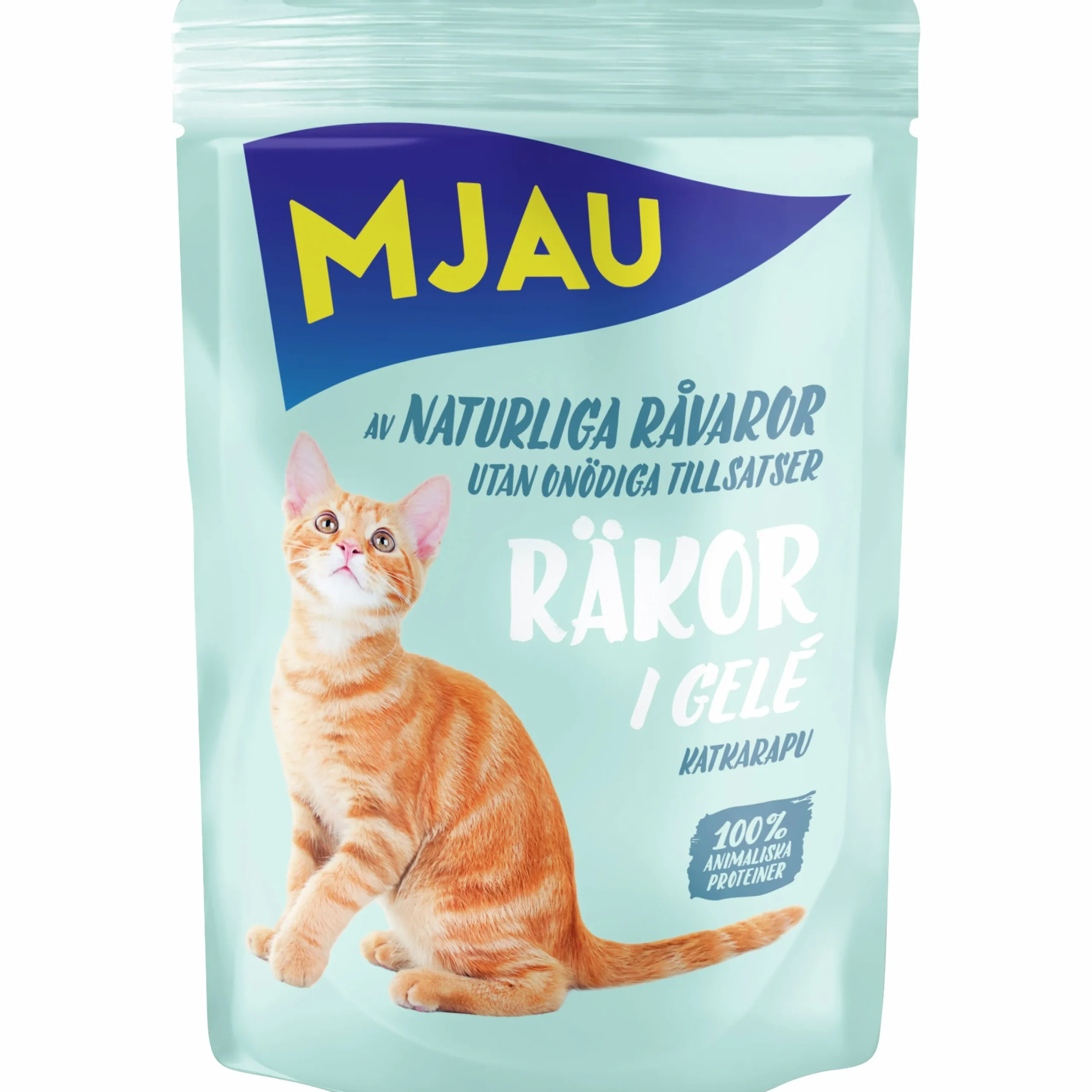 Kattmat Adult Megabox Kött/Fisk i gelé 48x85g>Mjau New
