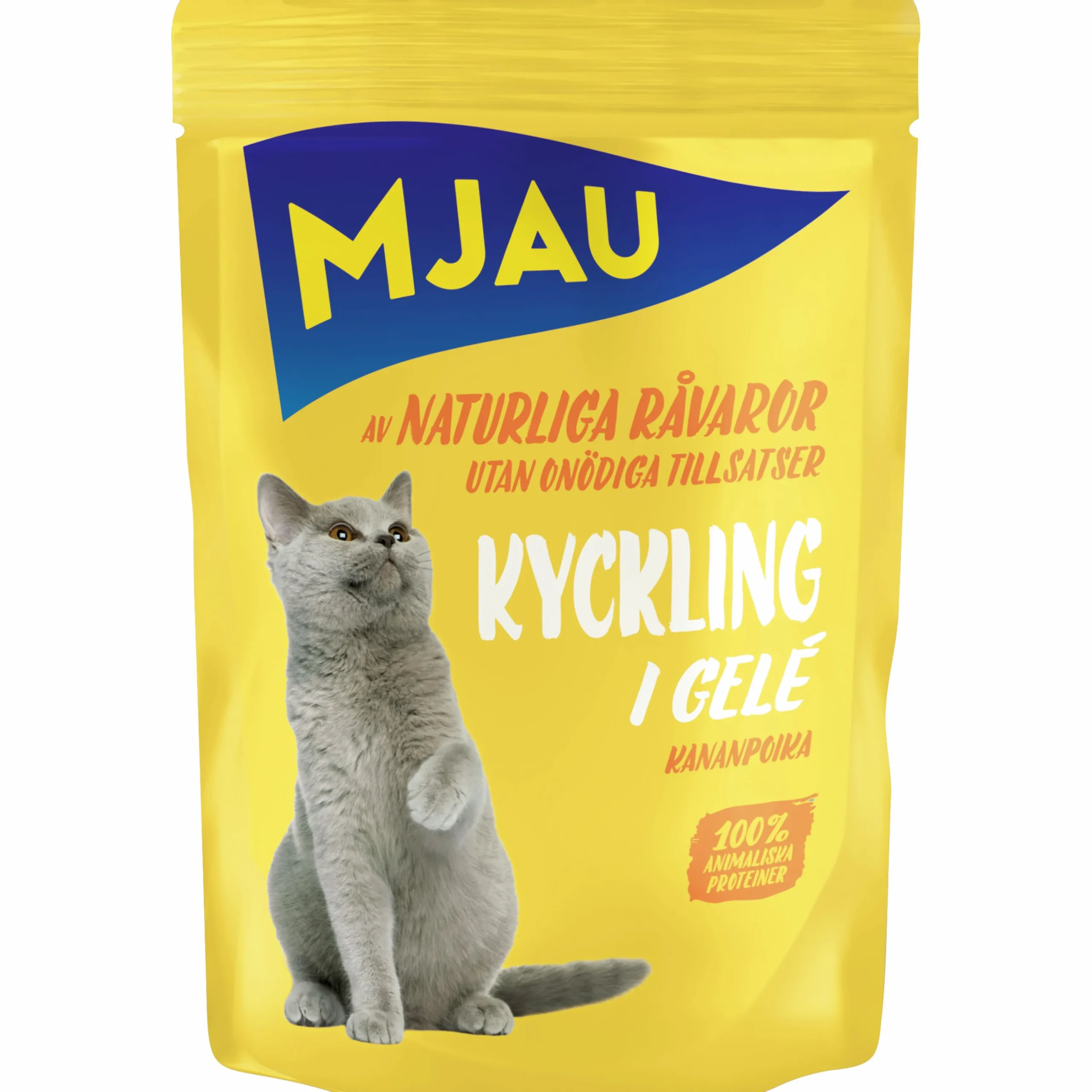 Kattmat Adult Megabox Kött/Fisk i gelé 48x85g>Mjau New