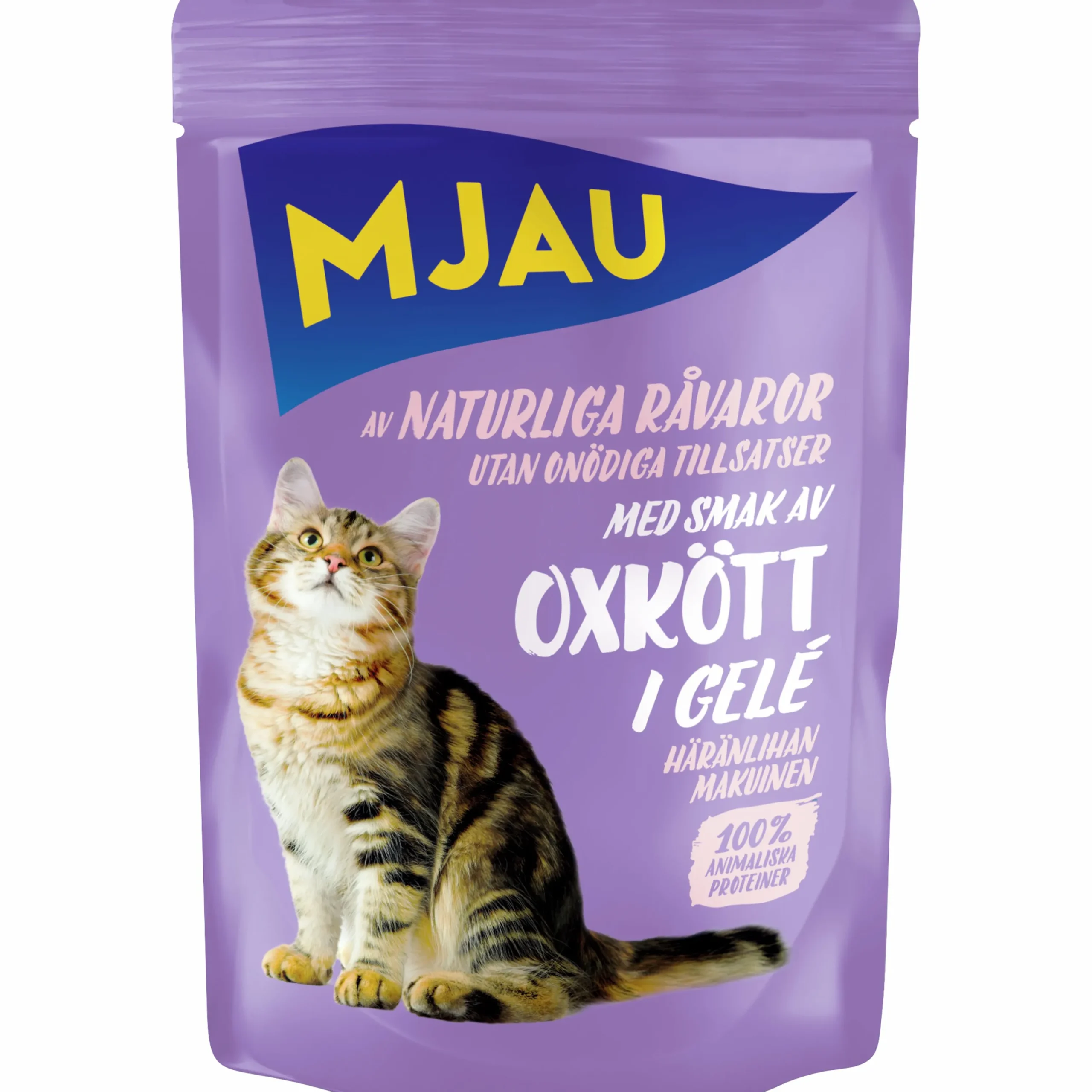 Kattmat Adult Megabox Kött/Fisk i gelé 48x85g>Mjau New