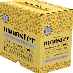 Kattmat Adult Pouches Chicken paté 8x85g>Monster Hot