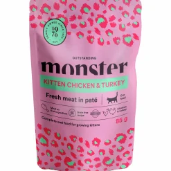 Kattmat Kitten Pouches Chicken/Turkey paté 8x85g>Monster Clearance