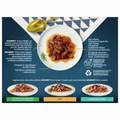 Kattmat Gourmet Perle Delight Menybox i sås 8x85g><noscript><img width=