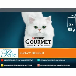Kattmat Gourmet Perle Delight Menybox i sås 8x85g><noscript><img width=