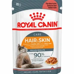 Kattmat Adult Hair & Skin Pouches Gravy Bitar i sås 12x85g><noscript><img width=