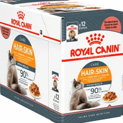 Kattmat Adult Hair & Skin Pouches Gravy Bitar i sås 12x85g><noscript><img width=