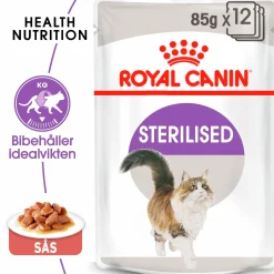 Kattmat Adult Sterilised Pouches Gravy Bitar i sås 12x85g>Royal Canin Discount