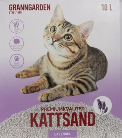 Kattsand Lavendel 10L>Granngården Hot