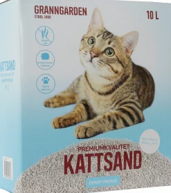 Kattsand Oparfymerad 10L>Granngården Online