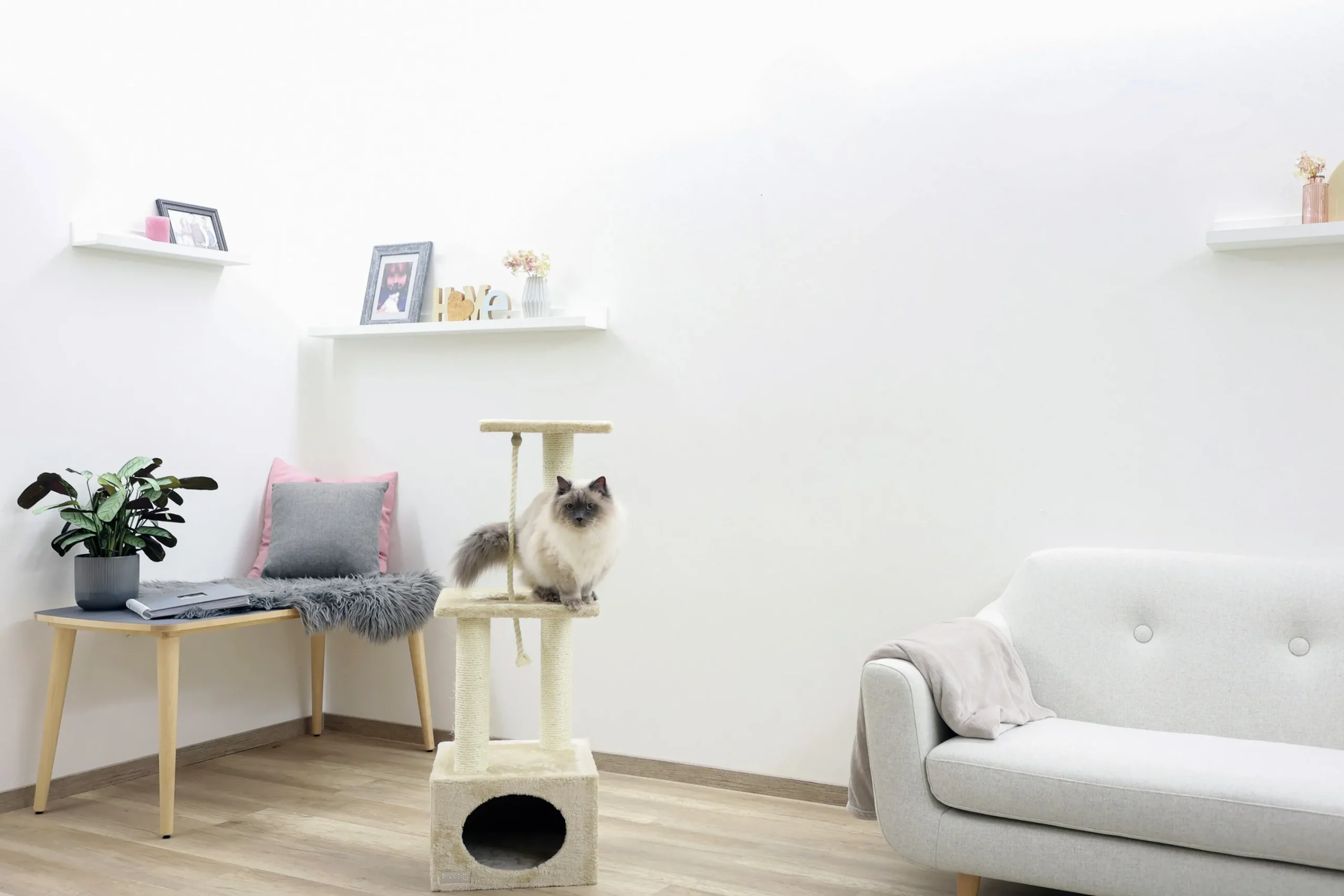 Klösträd Platin Pro Sisalrep Beige 106cm>Kerbl Hot