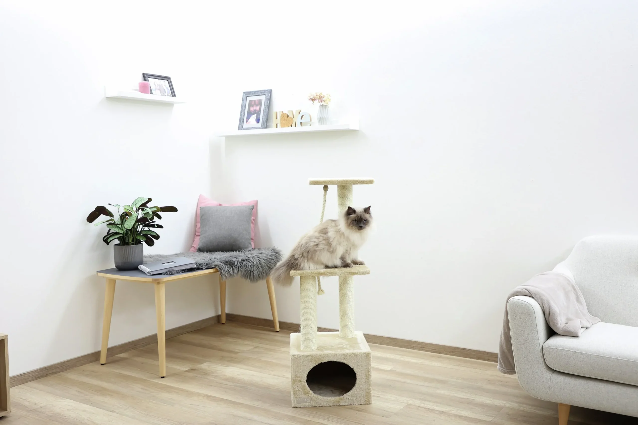 Klösträd Platin Pro Sisalrep Beige 106cm>Kerbl Hot