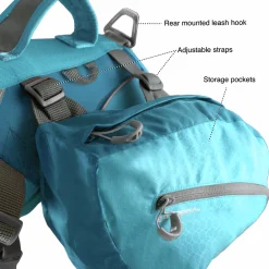 Klövjeväska Baxter Blå M 12-40kg><noscript><img width=