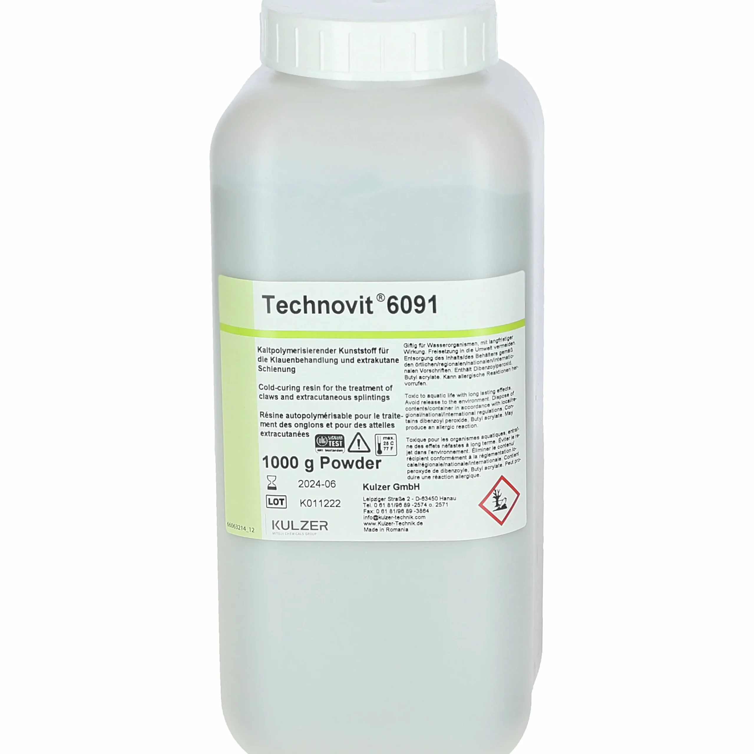 Klövlagning pulver 1kg>Technovit