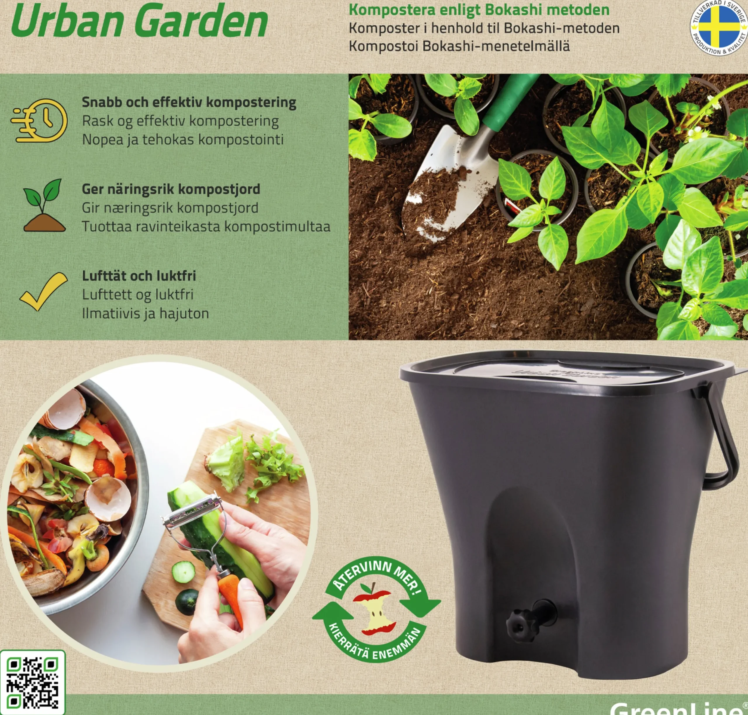 Kompost Urban Garden 18L>GreenLine Hot