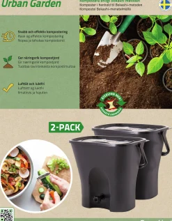 Kompost Urban Garden 18L 2-p><noscript><img width=