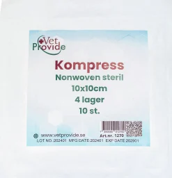 Kompress 10x10cm 10-p>VetProvide Hot