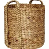Korg Vattenhyacint Flätade handtag L Ø36x35cm>Granngården Outlet