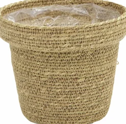 Korg Jute Plastad insida Ø8-13cm höjd 12cm>Zeline Clearance