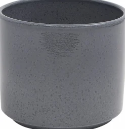 Kruka Cylinder Blank Grå Ø14,5cm höjd 12cm>Zeline