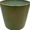Kruka Konisk Grön lasyr Ø22cm>Zeline Best