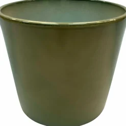 Kruka Konisk Grön lasyr Ø22cm>Zeline Best