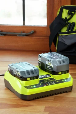 Laddare Dubbel RC18240 ONE+ 18V>Ryobi
