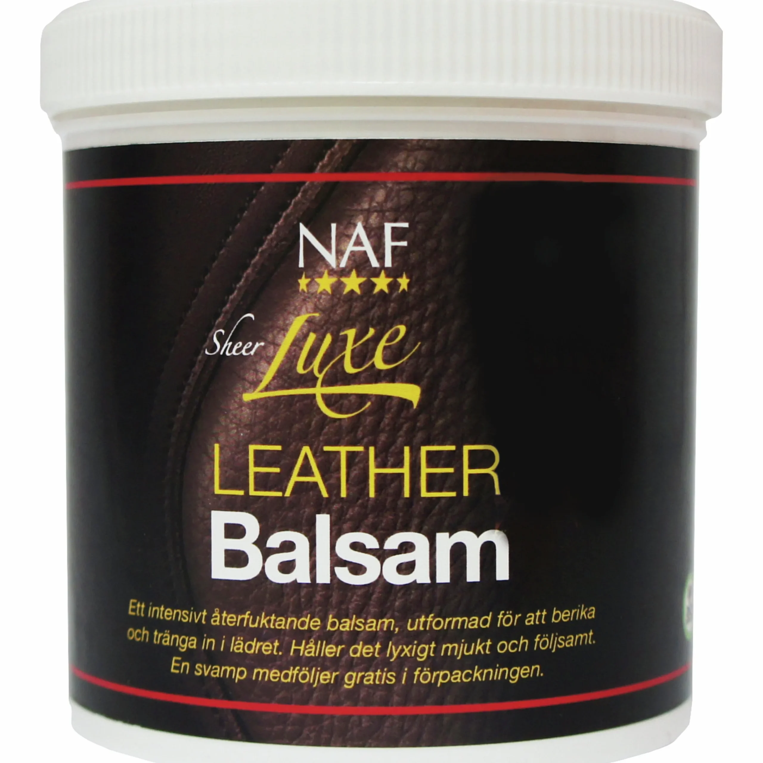Läderbalsam Luxe Återfuktande 400g>NAF Hot