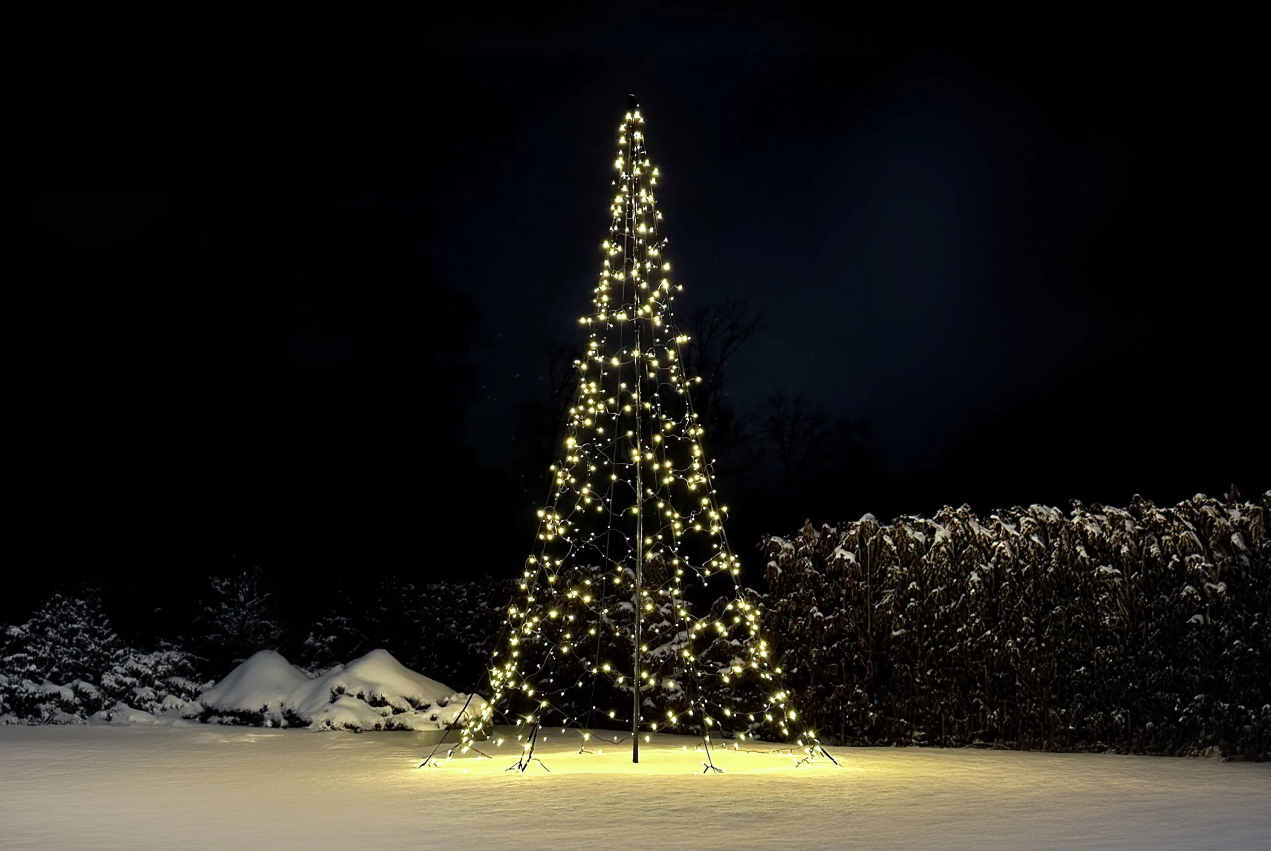 Ljusgran Glimma inkl stång LED 4m>Formenta Discount
