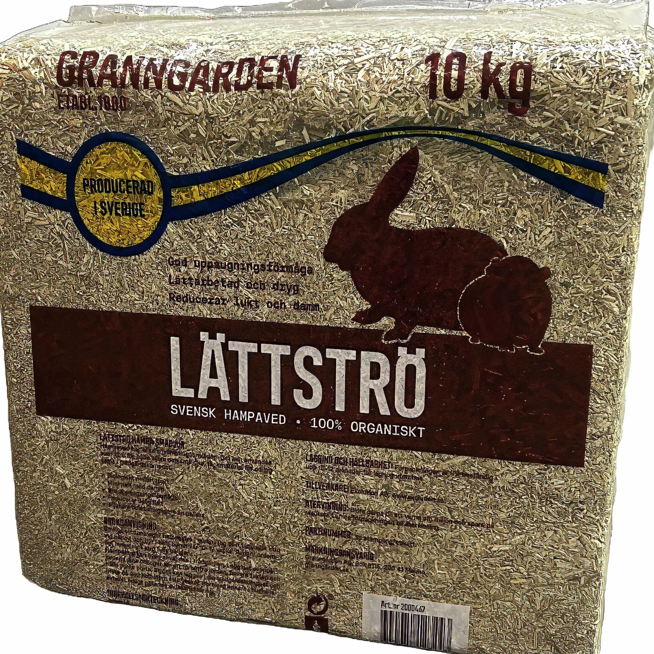 Lättströ Hampa 10kg>Granngården Online